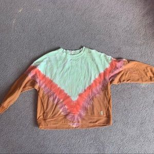 Free people movement tie-dye sweatshirt